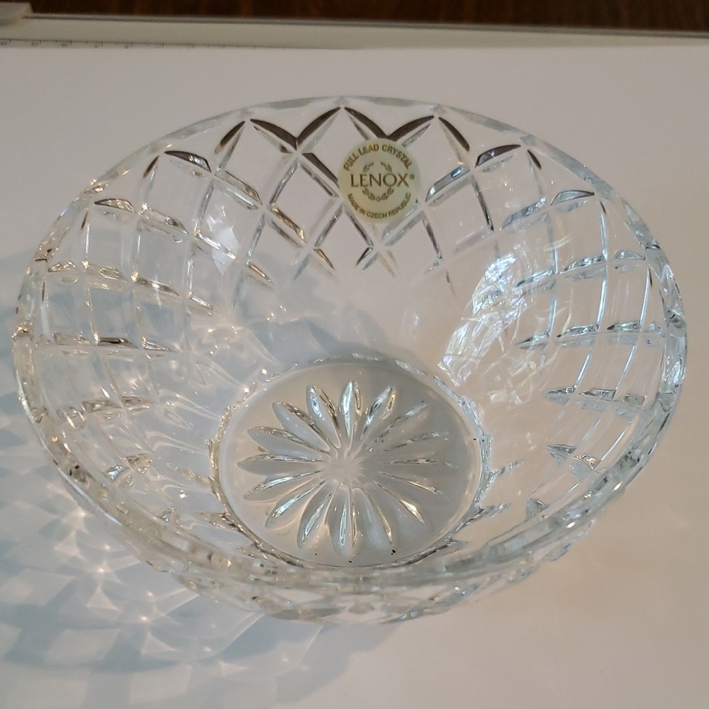 Lenox Diamond-Cut Crystal Bowl